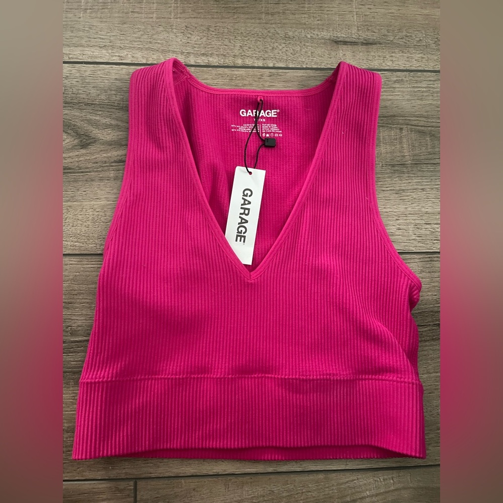 Hot Pink Garage Tank Top